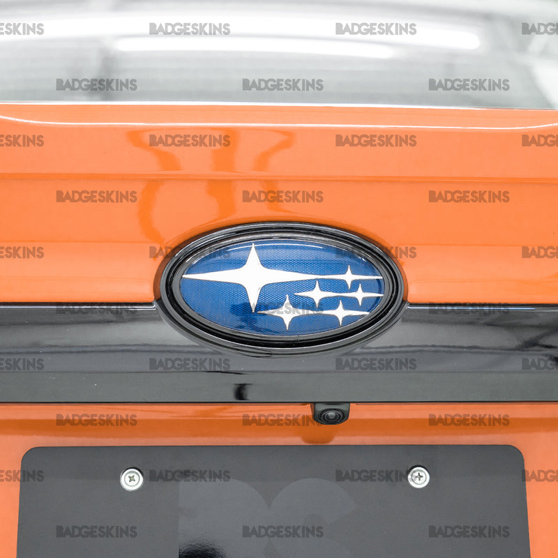 Load image into Gallery viewer, Subaru - VB - WRX - Rear Subaru Emblem Chrome Delete