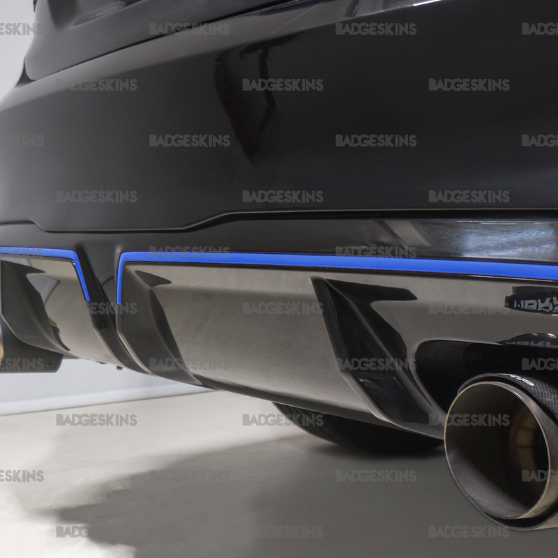 Load image into Gallery viewer, Kia - 3rd Gen FL - Forte GT - Rear Bumper Red Stripe Overlay