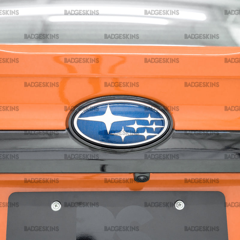 Load image into Gallery viewer, Subaru - VB - WRX - Rear Subaru Emblem Chrome Delete