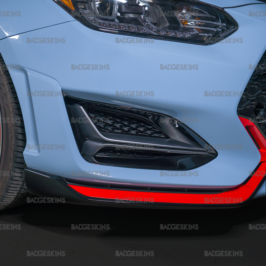 Hyundai - 2nd Gen - Veloster N - Front Bumper Lower Vent Accent Inlay