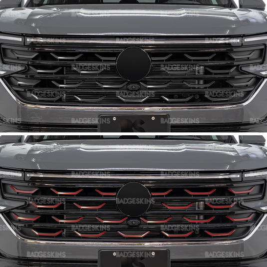 VW - MK1.5 - Atlas Cross Sport - Front Grille Accent Stripe Kit