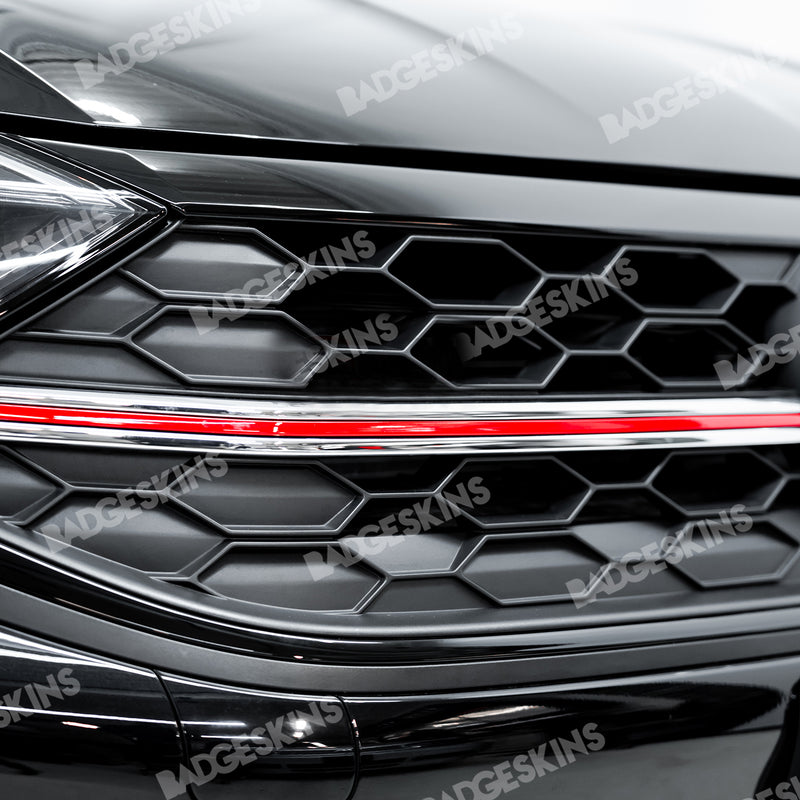 Load image into Gallery viewer, VW - MK7.5 - GLI - Front Grille Red Bar Overlay