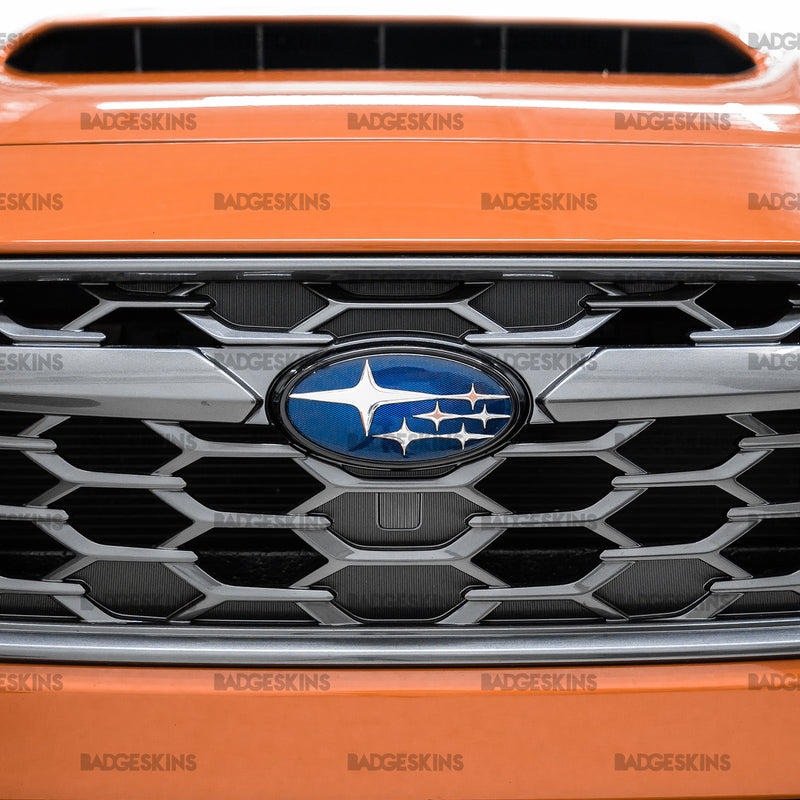 Load image into Gallery viewer, Subaru - VB - WRX - Front Subaru Emblem Chrome Delete