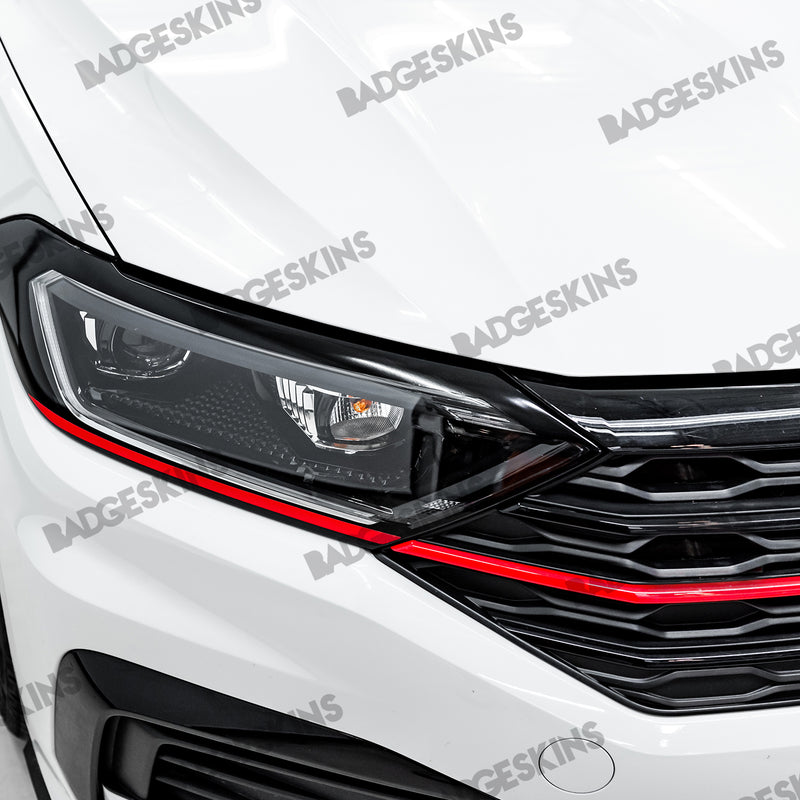 Load image into Gallery viewer, VW - MK7 - Jetta GLI - Headlight Eyelid GLI Accent Stripe
