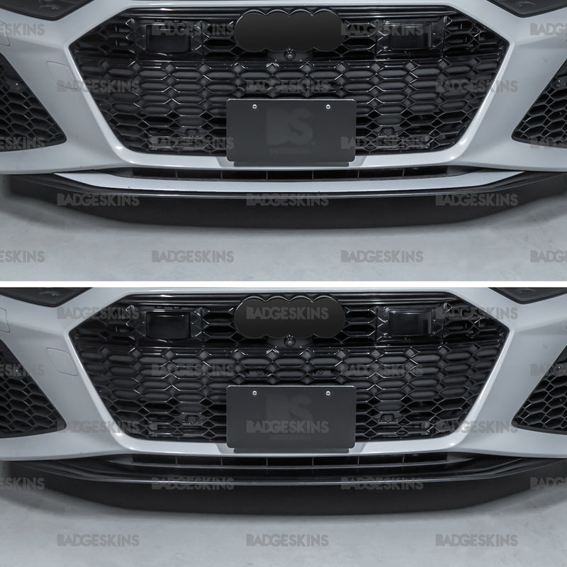 Load image into Gallery viewer, Audi - C8 - RS6 - Front Bumper Lip Blackout