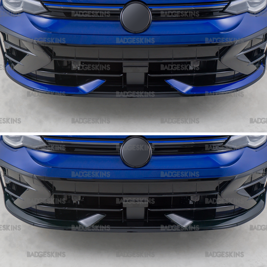 VW - MK8.5 - Golf R - Front Bumper Accent Black Out