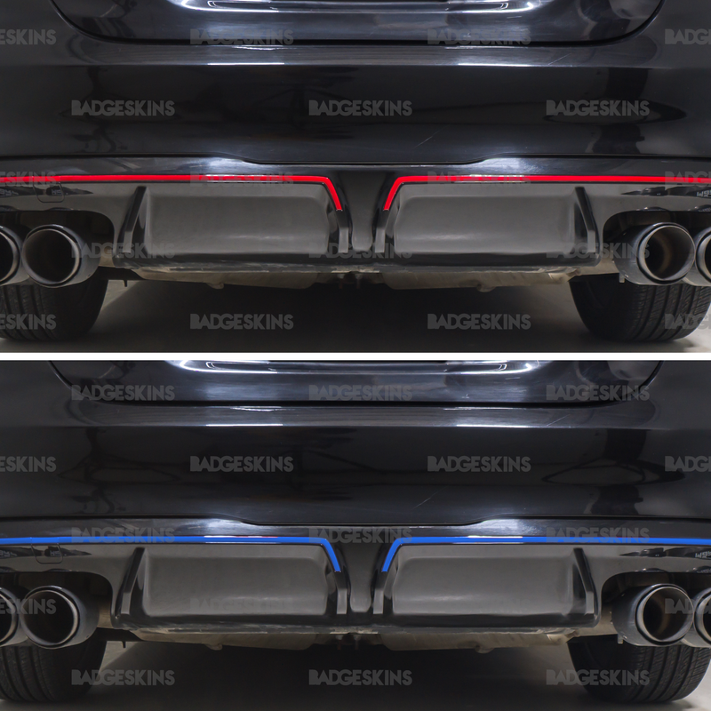 Load image into Gallery viewer, Kia - 3rd Gen FL - Forte GT - Rear Bumper Red Stripe Overlay