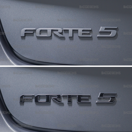 Kia - 3rd Gen FL - Forte 5 - Rear Forte 5 Badge Overlay