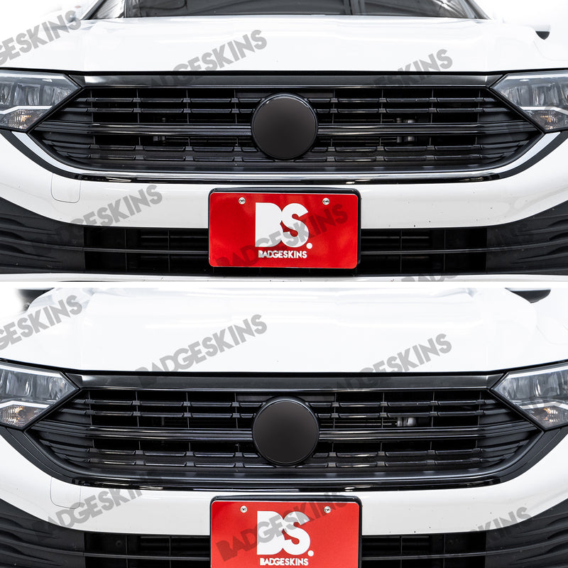 Load image into Gallery viewer, VW - MK7.5 - Jetta - Comfortline Front Grille Lower Chrome Delete