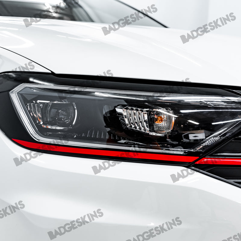 Load image into Gallery viewer, VW - MK7 - Jetta GLI - Headlight Eyelid GLI Accent Stripe