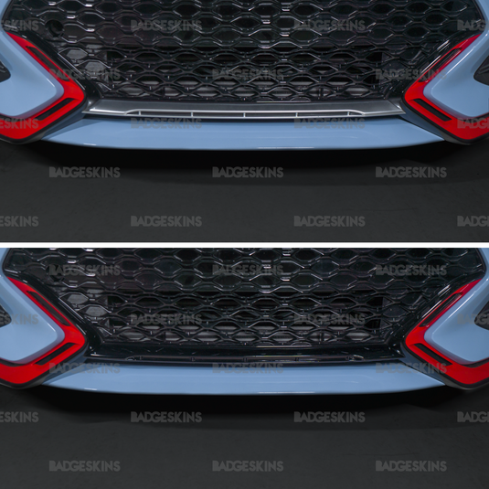 Hyundai - 2nd Gen - Veloster N - Front Bumper Silver Trim Delete