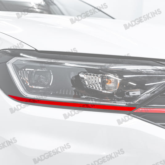 VW - MK7 - Jetta GLI - Headlight Eyelid GLI Accent Stripe