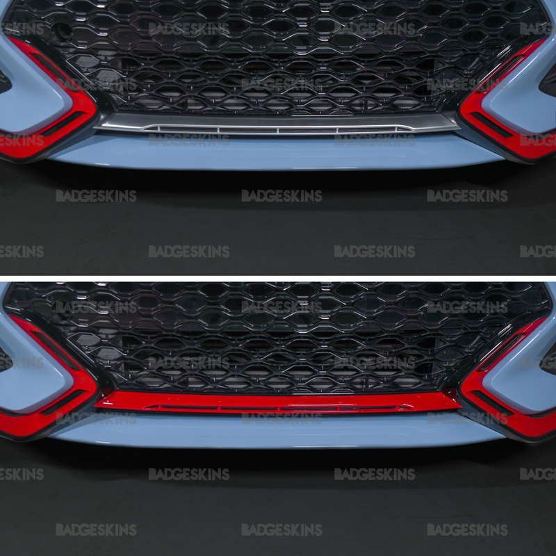Load image into Gallery viewer, Hyundai - 2nd Gen - Veloster N - Front Bumper Silver Trim Delete