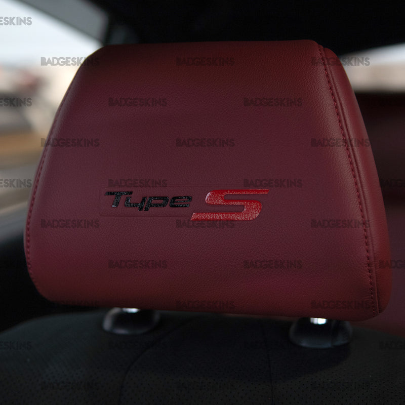 Load image into Gallery viewer, Acura - DE5 - Integra - Type S - Headrest Type S Inlay
