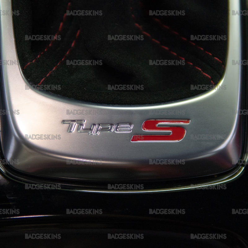 Load image into Gallery viewer, Acura - DE5 - Integra - Type S - Shifter Plate "S" Inlay