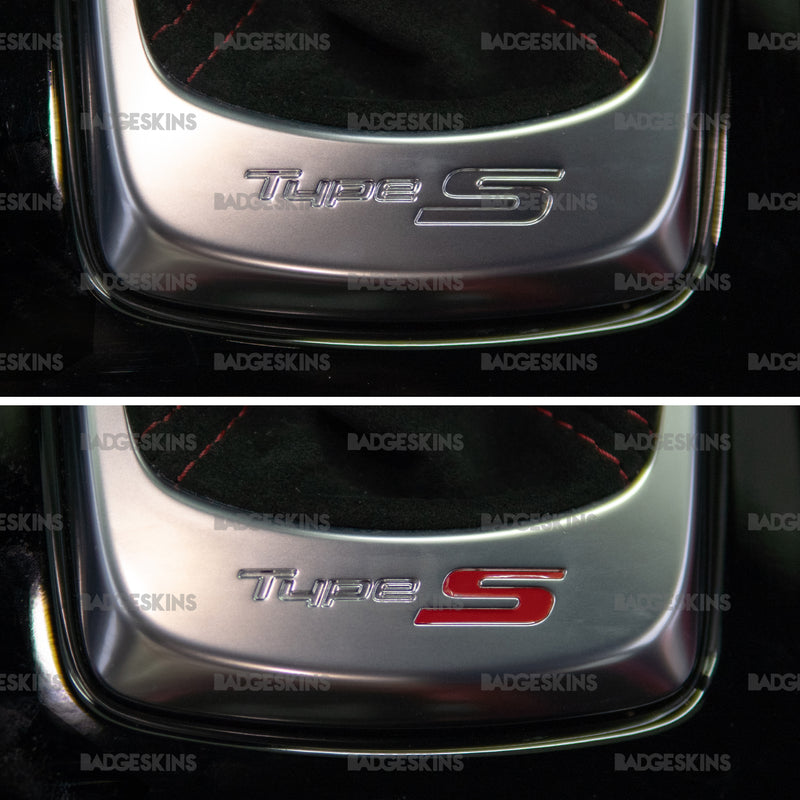 Load image into Gallery viewer, Acura - DE5 - Integra - Type S - Shifter Plate "S" Inlay