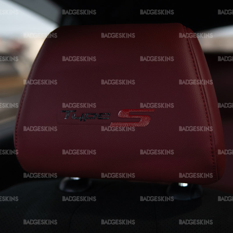 Load image into Gallery viewer, Acura - DE5 - Integra - Type S - Headrest Type S Inlay