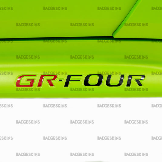 Toyota - E210 - Corolla - GR - Rocker "GR - FOUR" Lettering Inlay