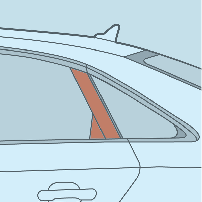 Load image into Gallery viewer, Audi - 8V - A3/S3/RS3 - B & C-Pillar PPF Kit
