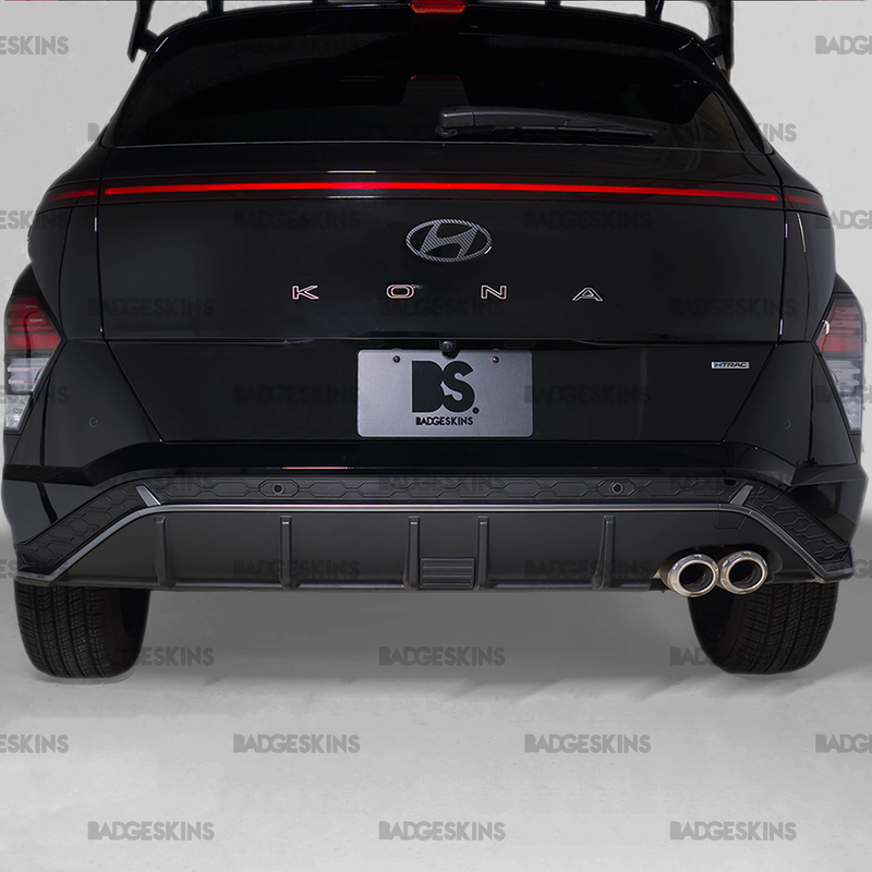 Load image into Gallery viewer, Hyundai - 2nd Gen - Kona N Line - Rear Bumper Diffuser Accent Overlay