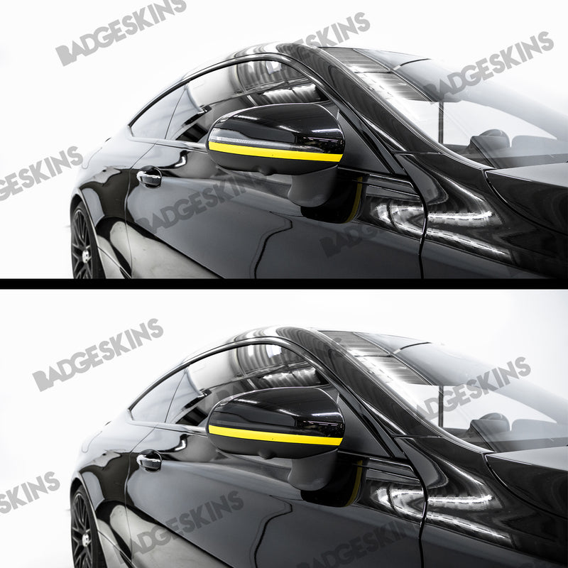 Load image into Gallery viewer, Mercedes - C63S Coupe - Side Mirror Indicator Tint (2017 - 2018 NA)
