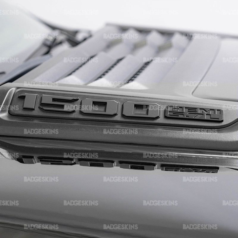 Load image into Gallery viewer, Dodge - 15th Gen - Ram 1500 - Hood Vent 1500 Badge Overlay