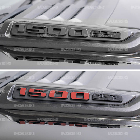 Dodge - 15th Gen - Ram 1500 - Hood Vent 1500 Badge Overlay
