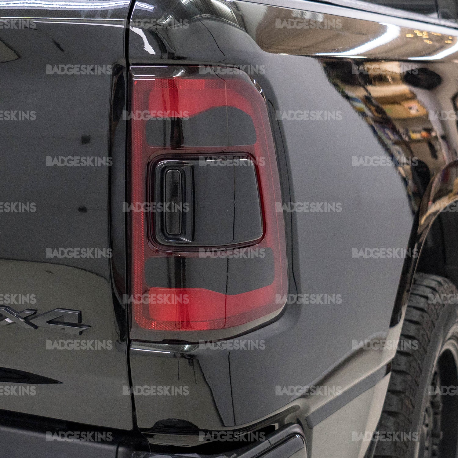 AutoSkinsPro Precut Vinyl Tint Smoked Covers For 02-05 Dodge Ram Tail Lights, Headlights & Fog Lights