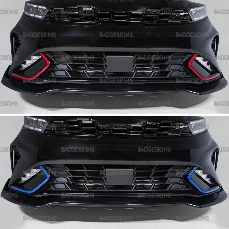 Load image into Gallery viewer, Kia - 3rd Gen FL - Forte GT - Front Bumper Red Stripe Delete
