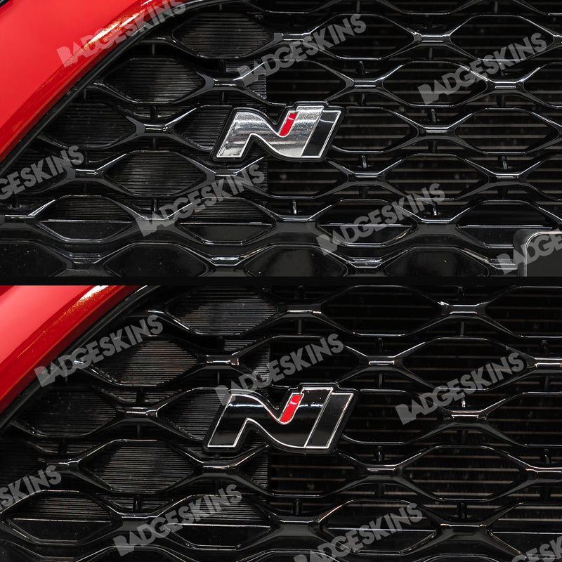 Load image into Gallery viewer, Hyundai - 2nd Gen - Veloster N - Front Grille "N" Badge Overlay