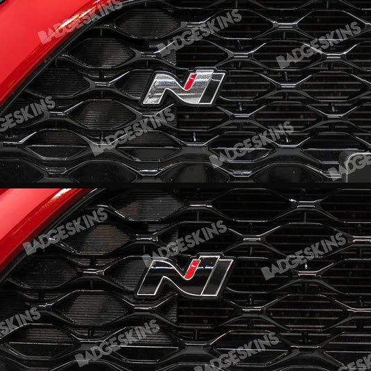 Hyundai - 2nd Gen - Veloster N - Front Grille "N" Badge Overlay