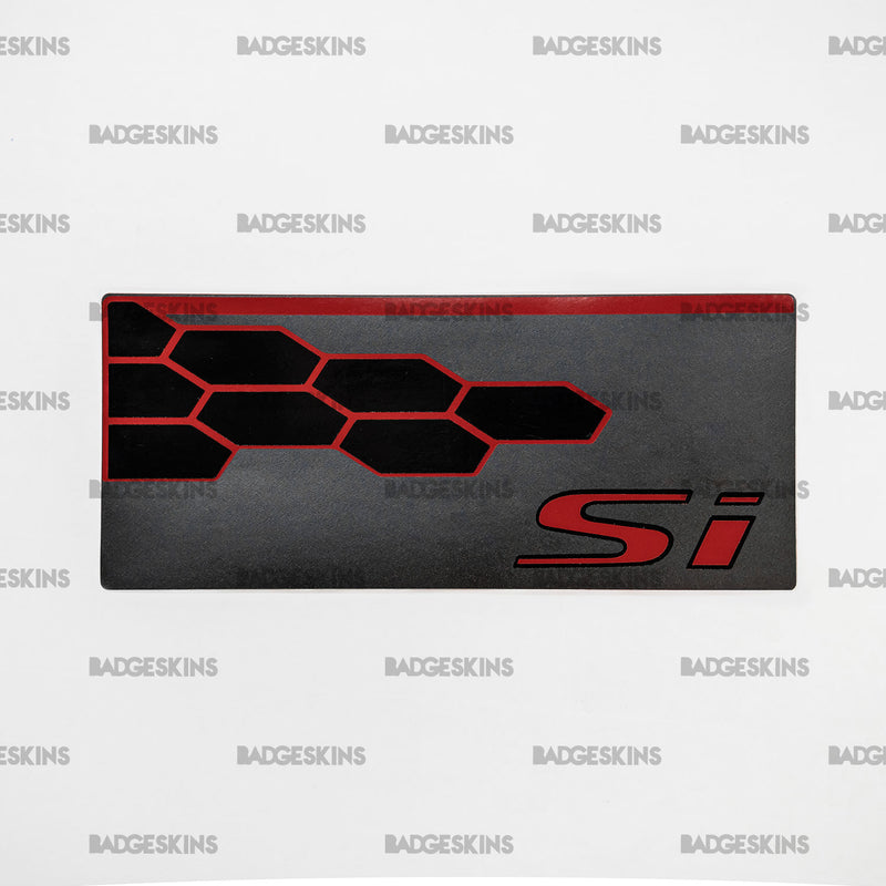 Load image into Gallery viewer, Honda - 11th Gen - Civic - Sunvisor Warning Label Civic Style Overlay