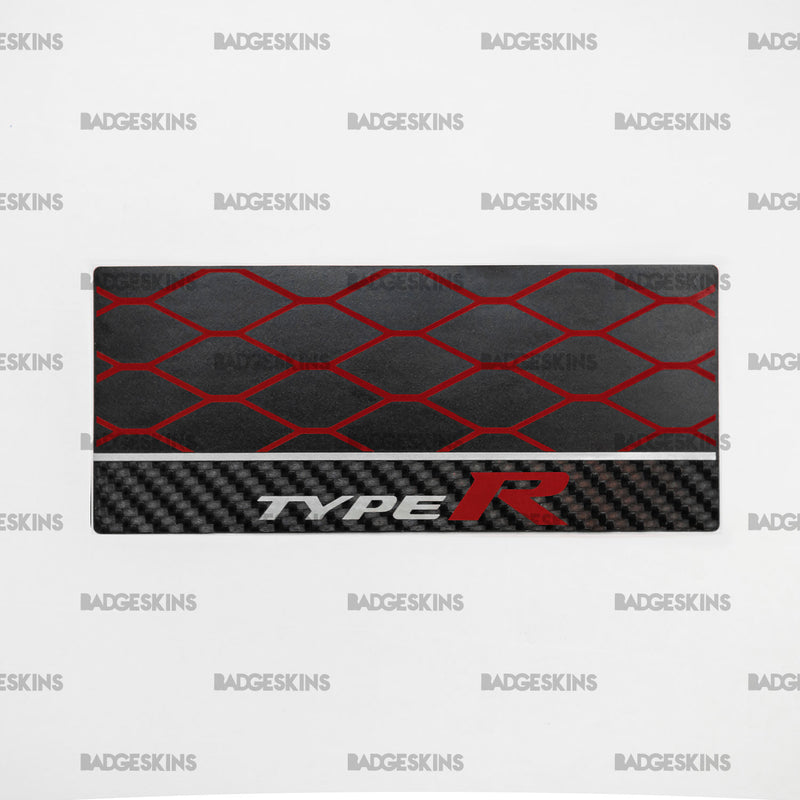 Load image into Gallery viewer, Honda - 11th Gen - Civic - Sunvisor Warning Label Civic Style Overlay