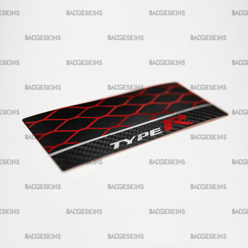 Load image into Gallery viewer, Honda - 11th Gen - Civic - Sunvisor Warning Label Civic Style Overlay