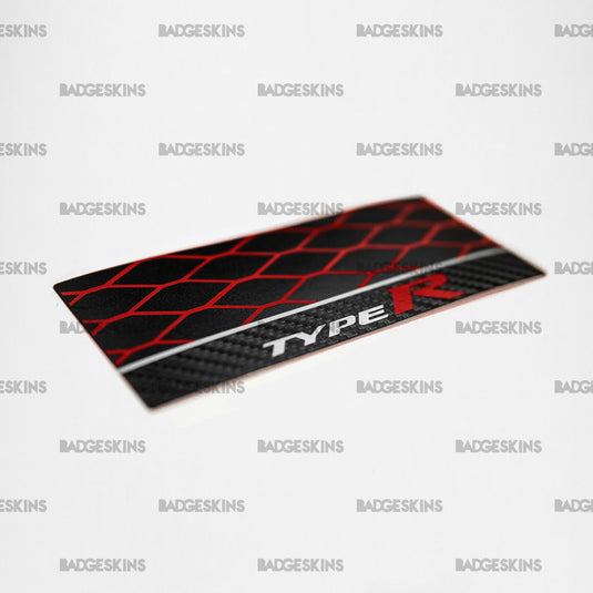 Honda - 11th Gen - Civic - Sunvisor Warning Label Civic Style Overlay
