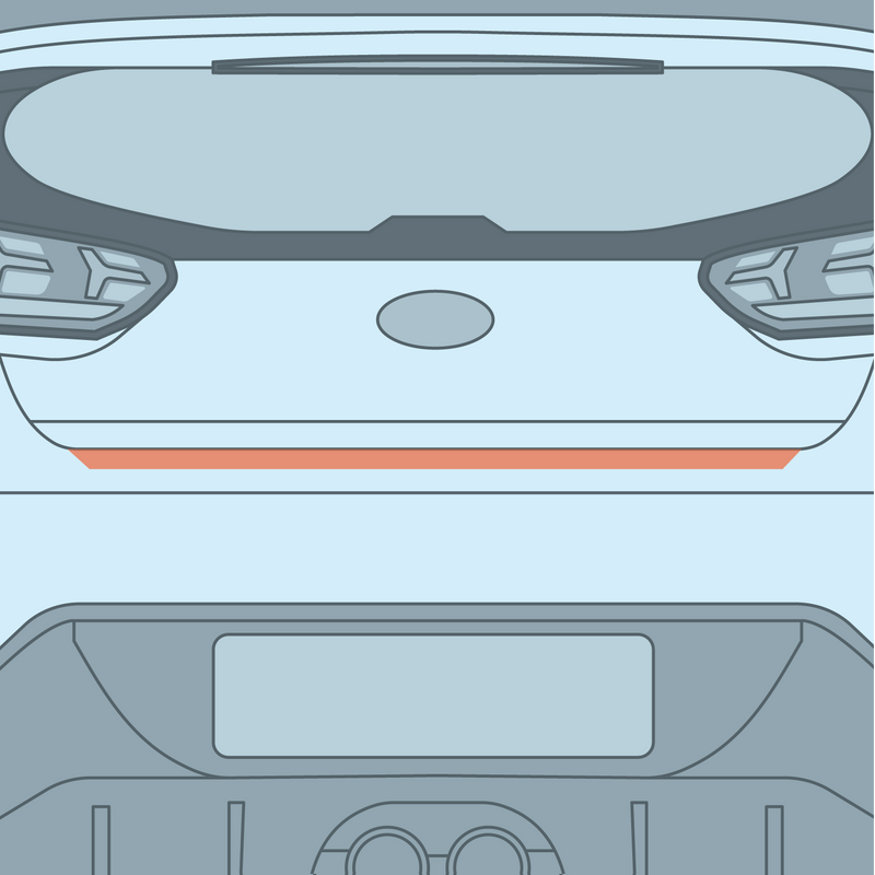 Load image into Gallery viewer, Hyundai - 2nd Gen - Veloster - Trunk Ledge PPF