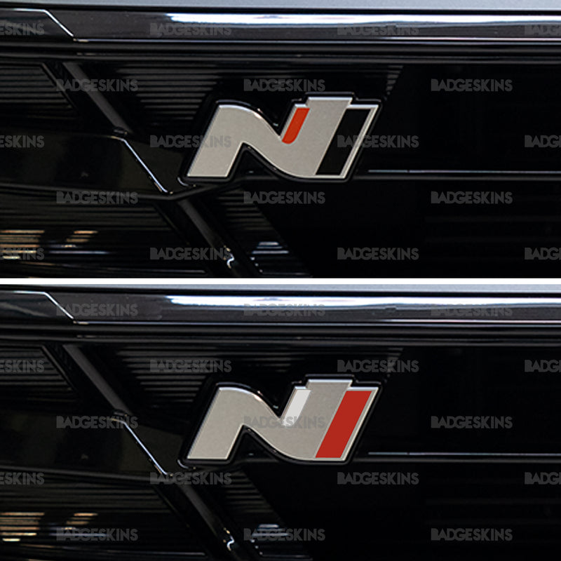Load image into Gallery viewer, Hyundai - 7th Gen FL - Elantra N - Front and Rear N Flag Inlay