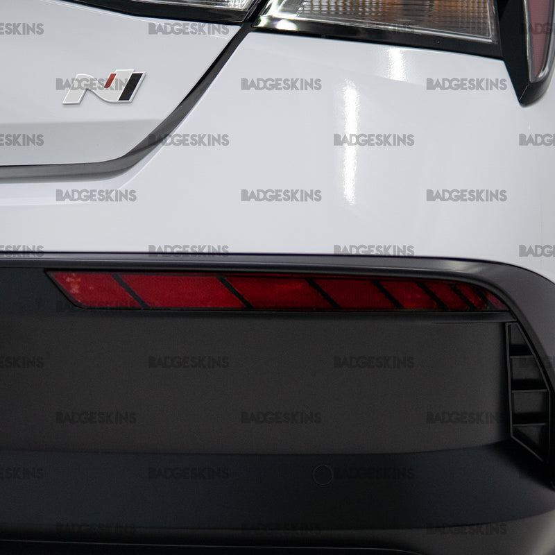 Load image into Gallery viewer, Hyundai - 7th Gen FL - Elantra N - Rear Bumper Reflector Tint (Slotted)