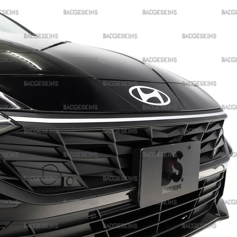 Load image into Gallery viewer, Hyundai - 7th Gen FL - Elantra - Front Bumper Chrome Stripe Delete