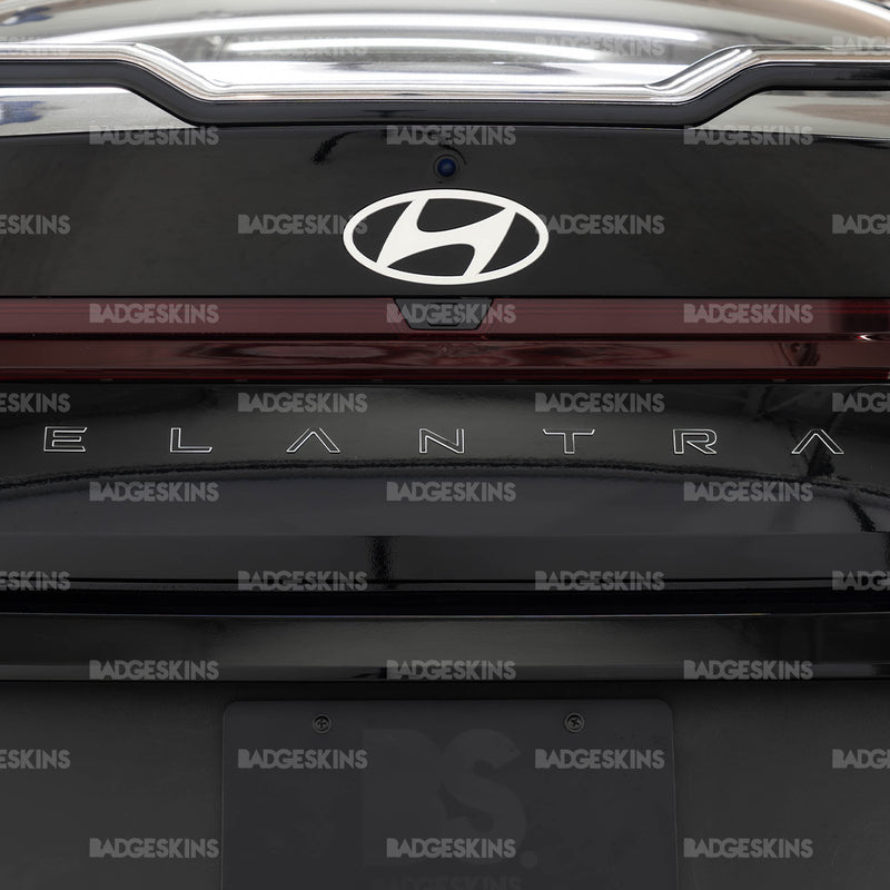 Load image into Gallery viewer, Hyundai - 7th Gen FL - Elantra - Rear "ELANTRA" Badge Overlay