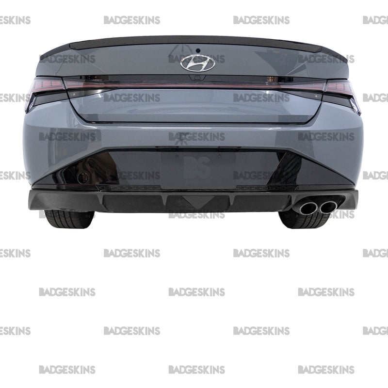 Load image into Gallery viewer, Hyundai - 7th Gen - Elantra N-Line - Rear Bumper Diffuser Accent Overlay