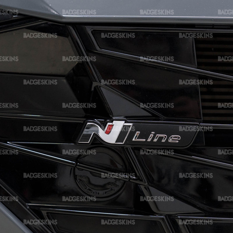 Load image into Gallery viewer, Hyundai - 7th Gen - Elantra N-Line - Front Grille "N" Badge Overlay