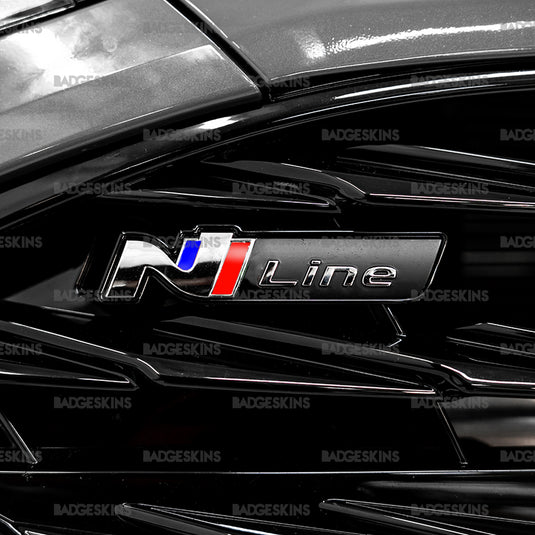 Hyundai - 8th Gen - Sonata - Front Grille N Line Badge Inlay