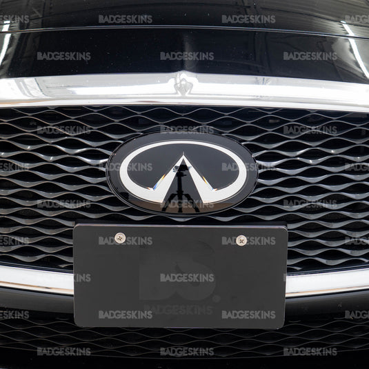 Infiniti - Q60S - Front Smooth Infiniti Emblem Overlay