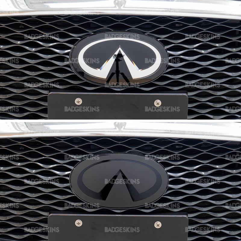 Load image into Gallery viewer, Infiniti - Q60S - Front Smooth Infiniti Emblem Overlay
