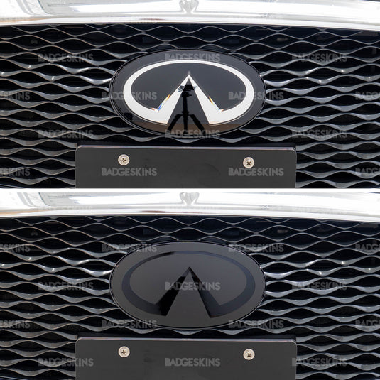 Infiniti - Q60S - Front Smooth Infiniti Emblem Overlay
