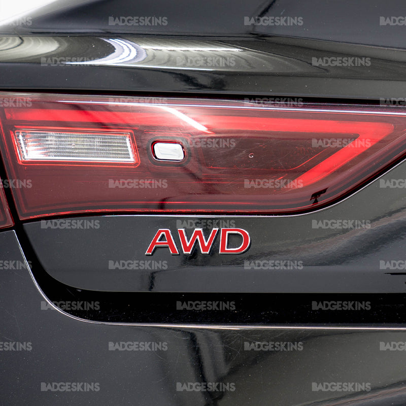 Load image into Gallery viewer, Infiniti - Q60S - Rear AWD Badge Overlay