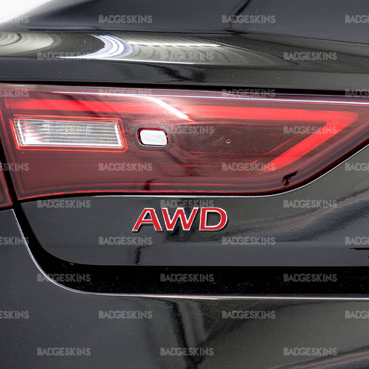 Infiniti - Q60S - Rear AWD Badge Overlay