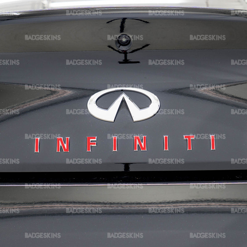 Load image into Gallery viewer, Infiniti - Q60S - Rear Infiniti Badge Overlay