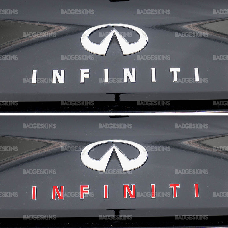 Load image into Gallery viewer, Infiniti - Q60S - Rear Infiniti Badge Overlay
